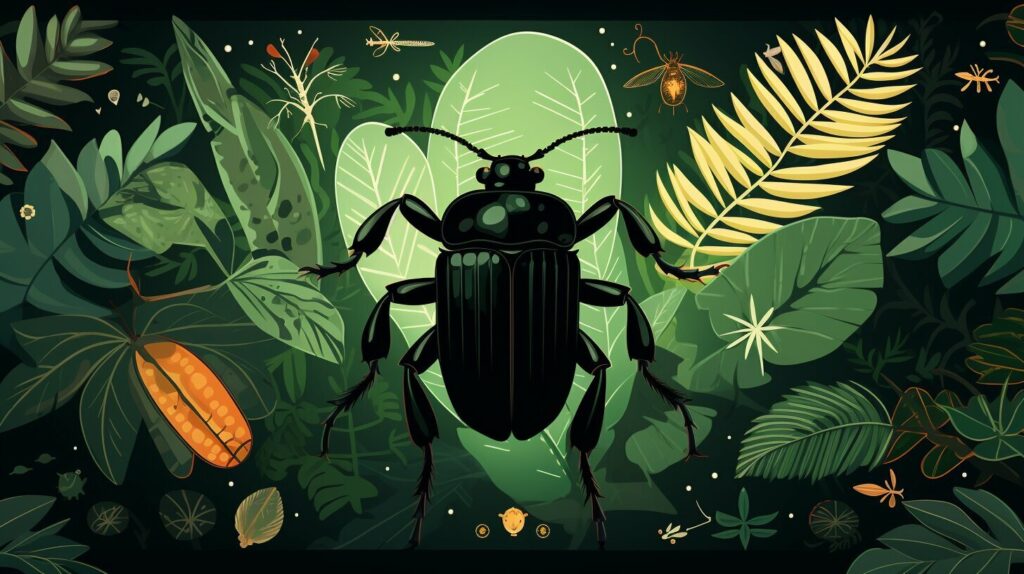 schwarzer großer Käfer, Bedeutung, Ökosystem